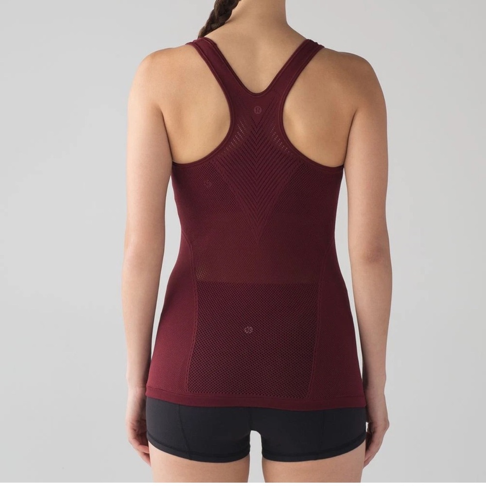 Lululemon Reveal Racerback
Deep Rouge Size 6 - Picture 8 of 8